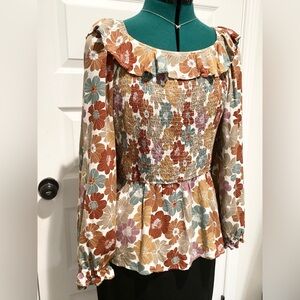 Hayden Floral Smocked Blouse